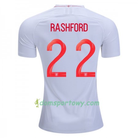 Koszulka Anglia Rashford 22 Domowe Koszulki Piłkarskie Mistrzostwa Świata 2018 